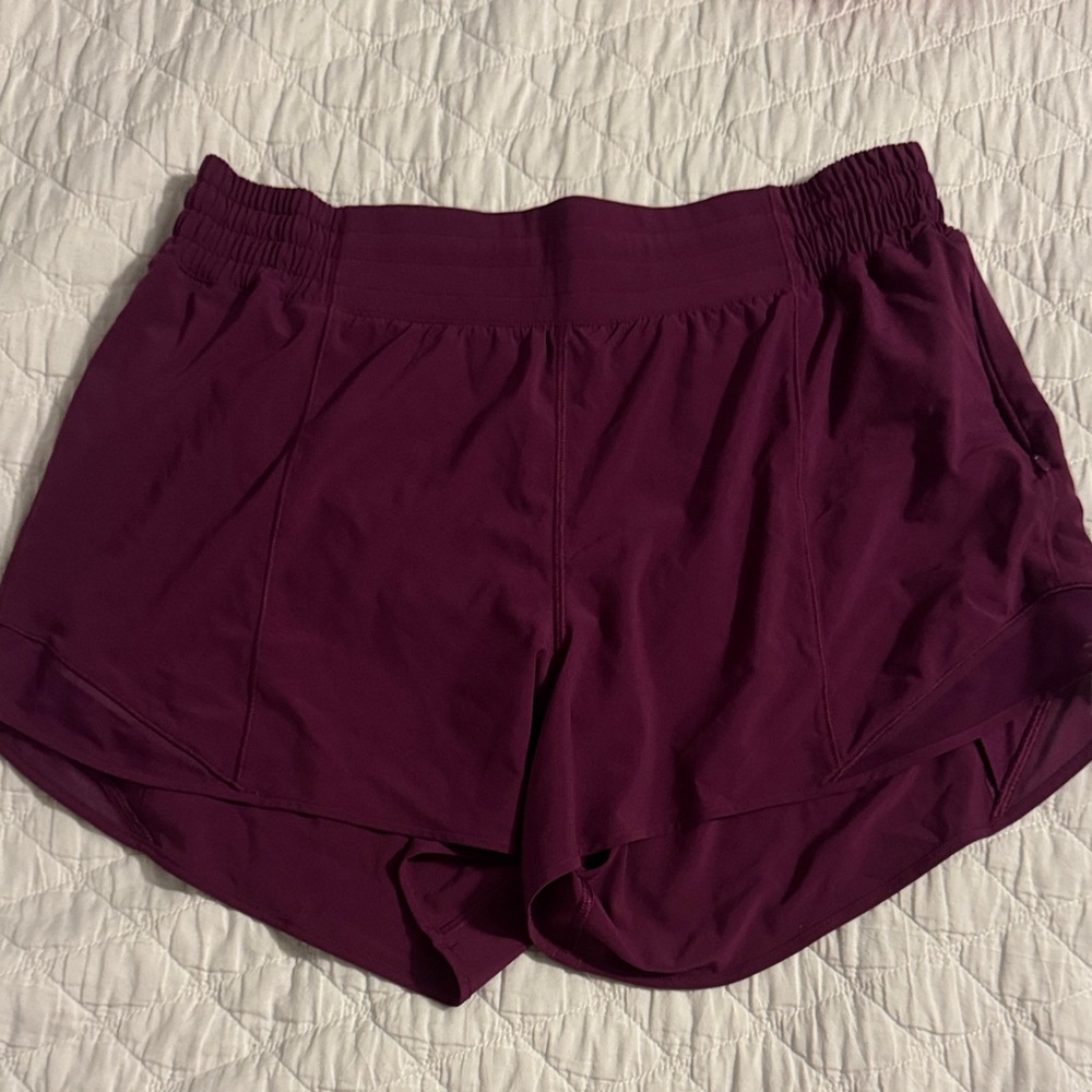 Lululemon Athletica Deep Purple Athletic Shorts